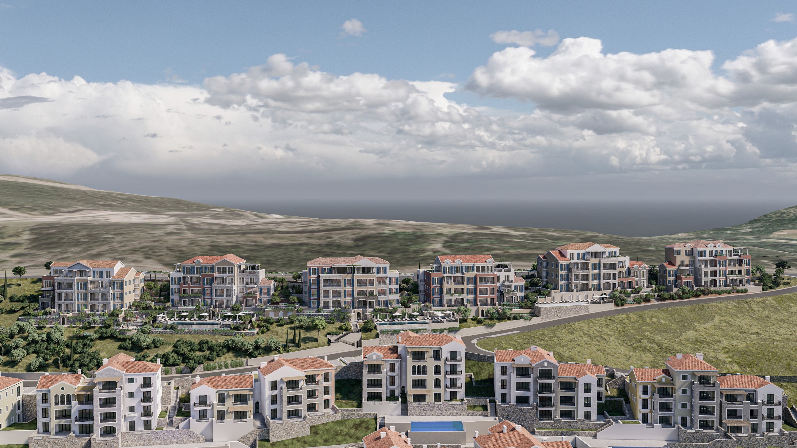 Apartamento 2 habitaciones 43 m² Radovici, Montenegro