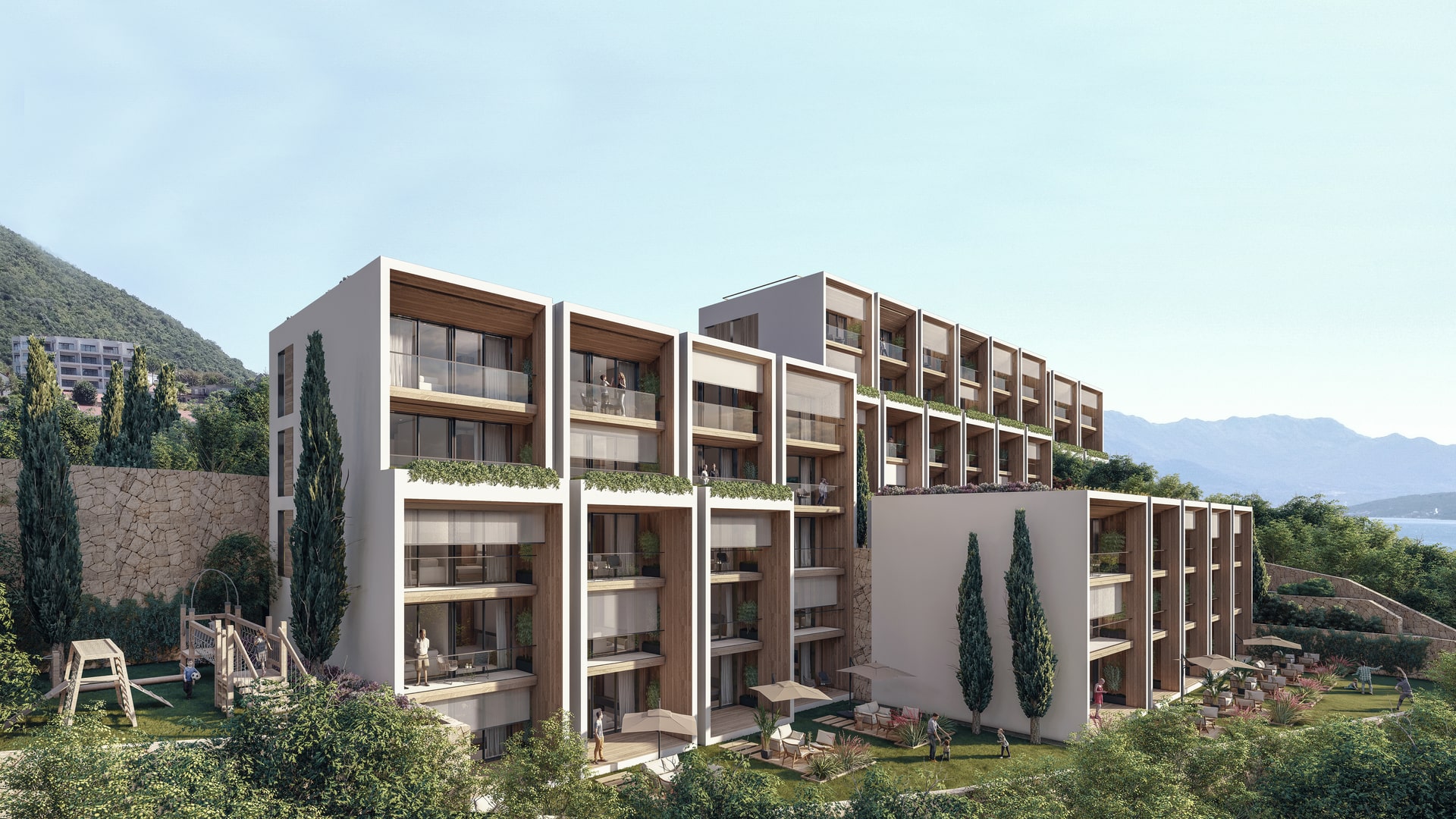 Квартира 2 комнаты 53 м² Кумбор, Черногория
