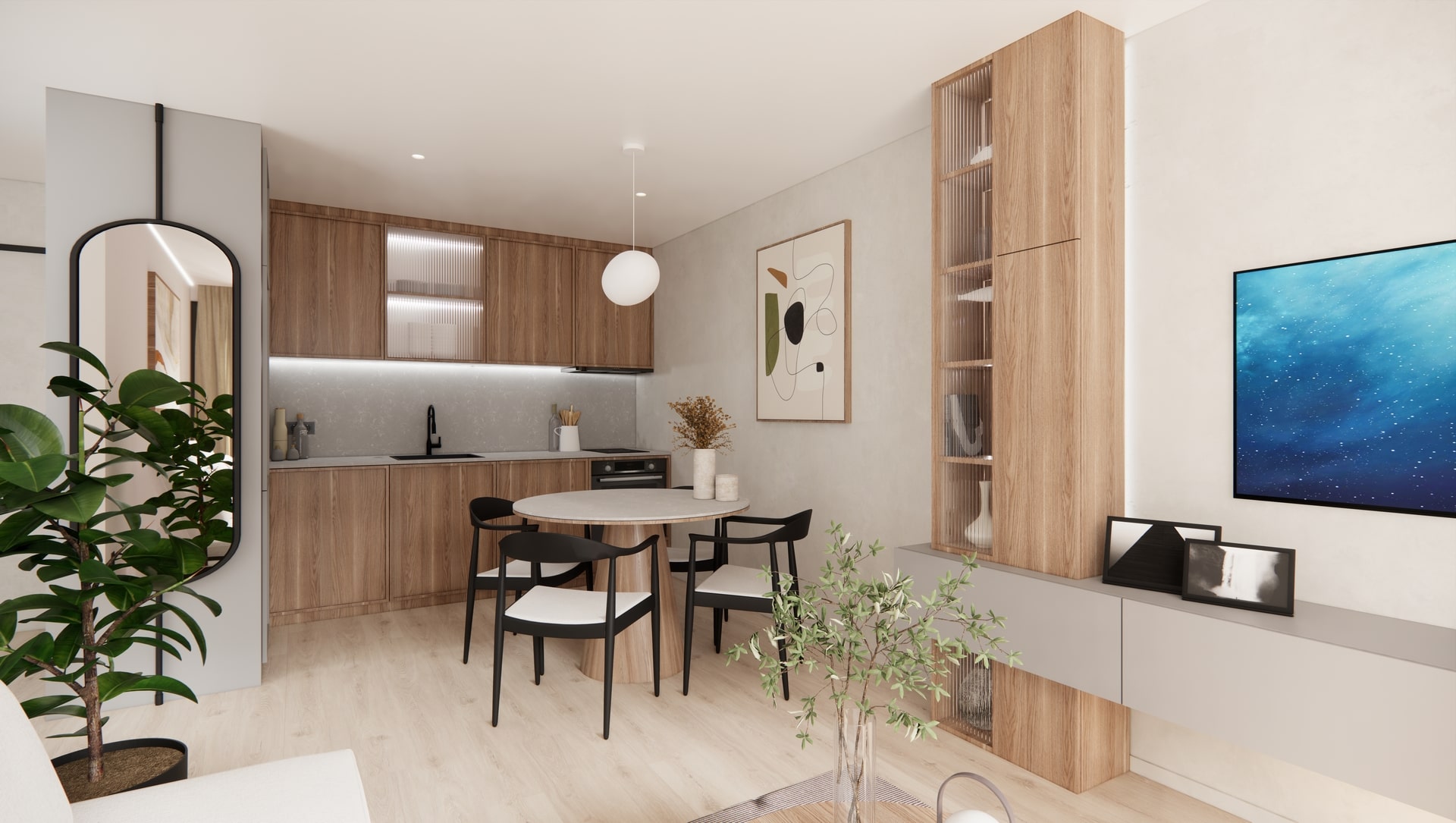 Квартира 2 комнаты 53 м² Кумбор, Черногория