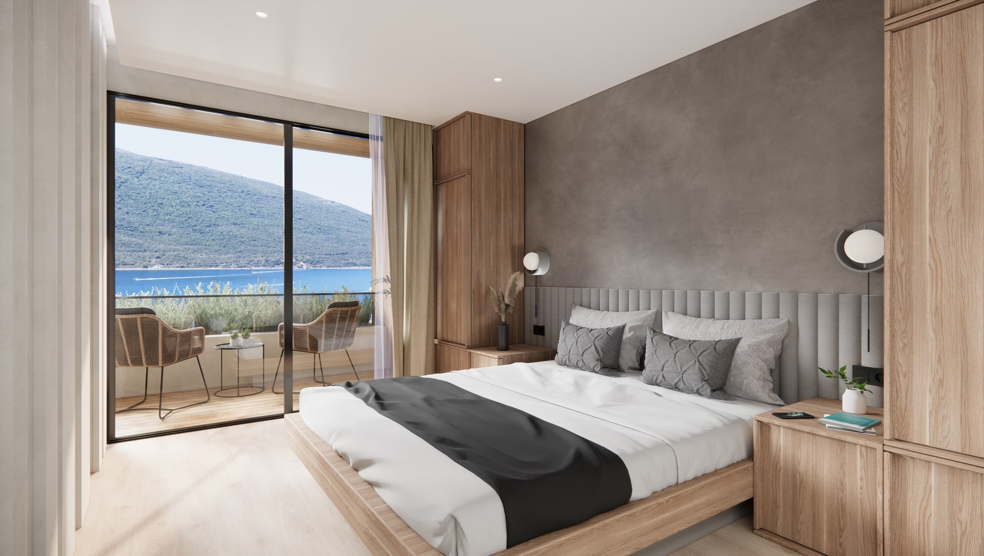 Квартира 2 комнаты 53 м² Кумбор, Черногория