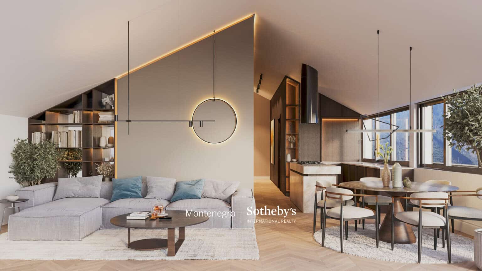 Modern apartments on the first line to the sea, Dobrota