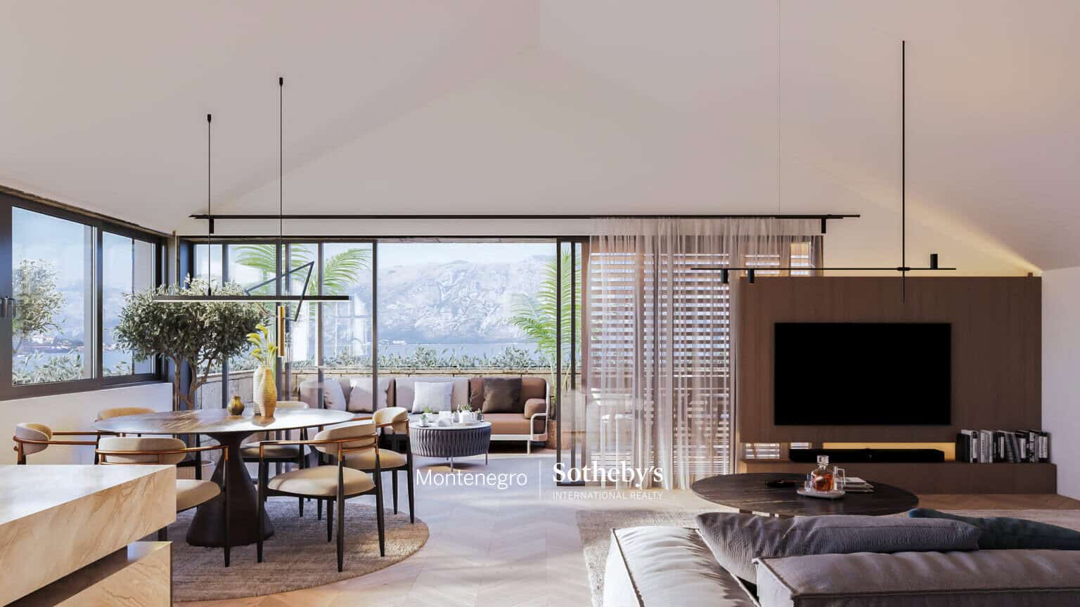 Modern apartments on the first line to the sea, Dobrota