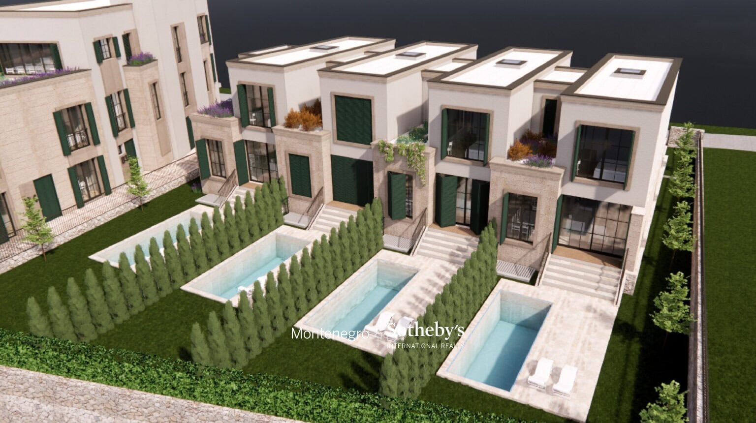 Donja Lastva 3bdr Luxury Townhouse