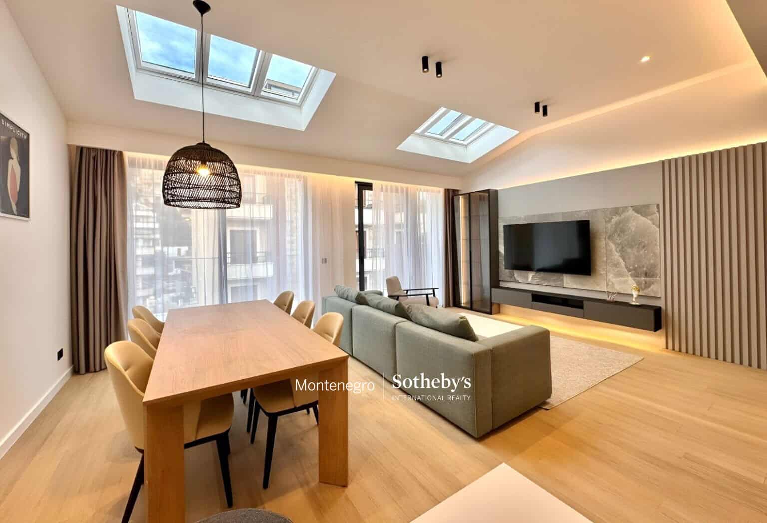 Designer 2-bdr penthouses, Budva, center
