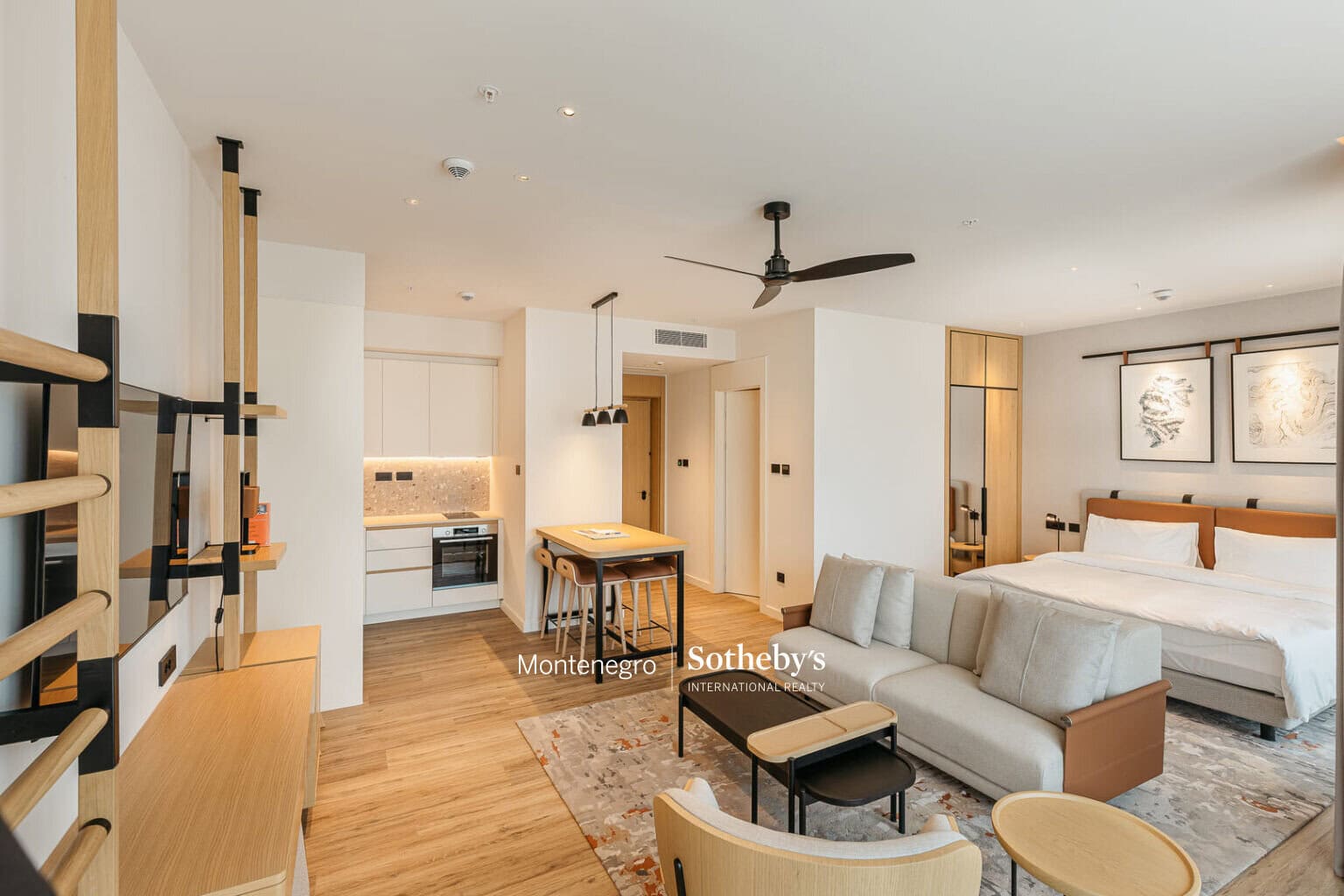 Modern Studio Apartment in Boka Place