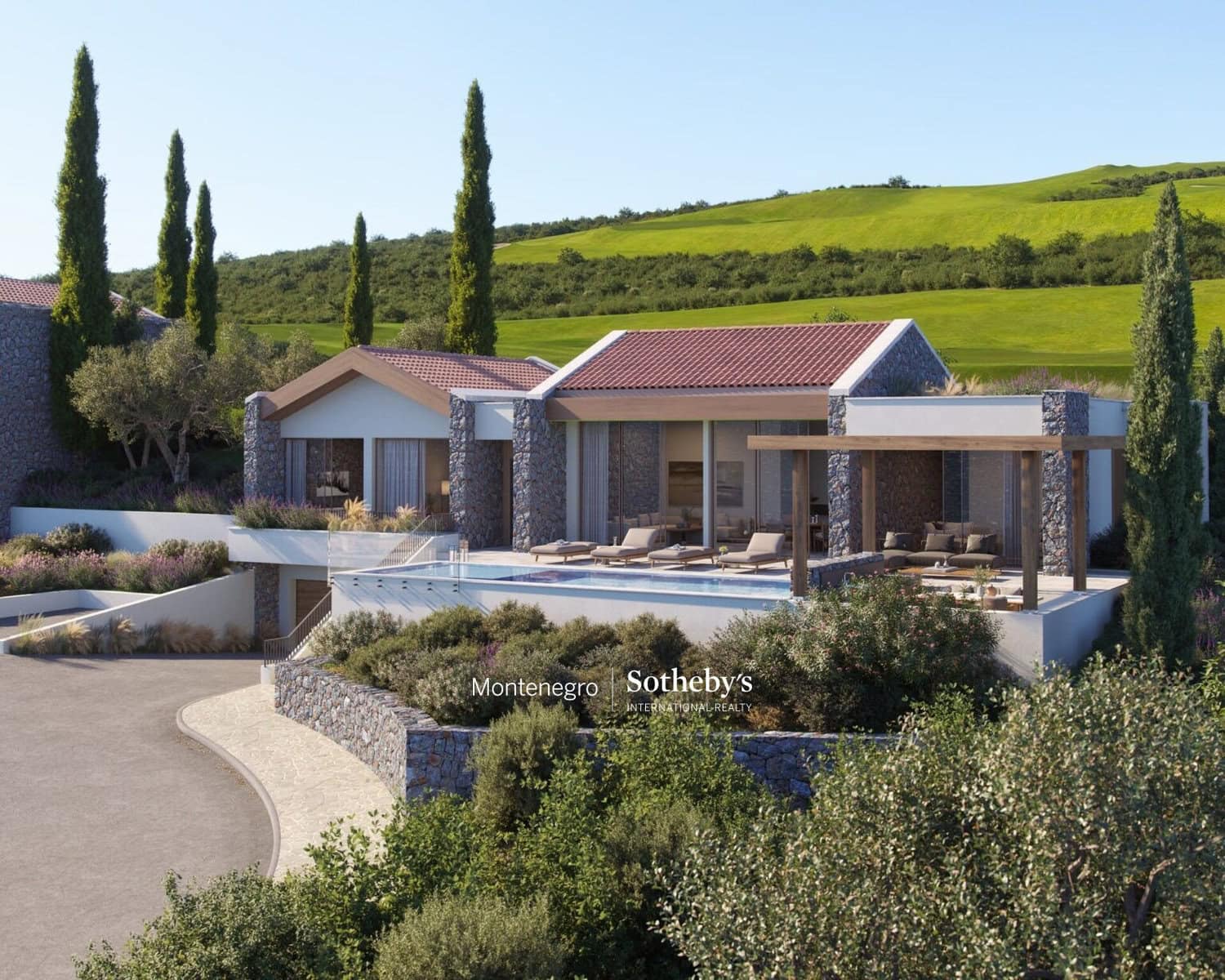 Luxurious Three-bedroom Villa, Lustica Bay