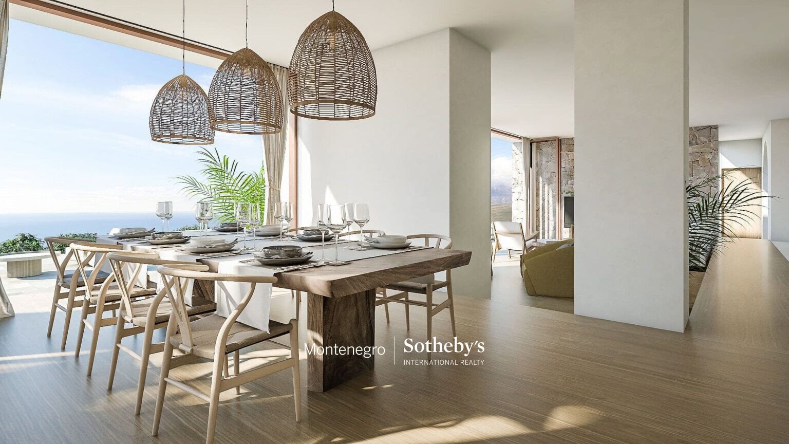 Luxurious Three-bedroom Villa, Lustica Bay