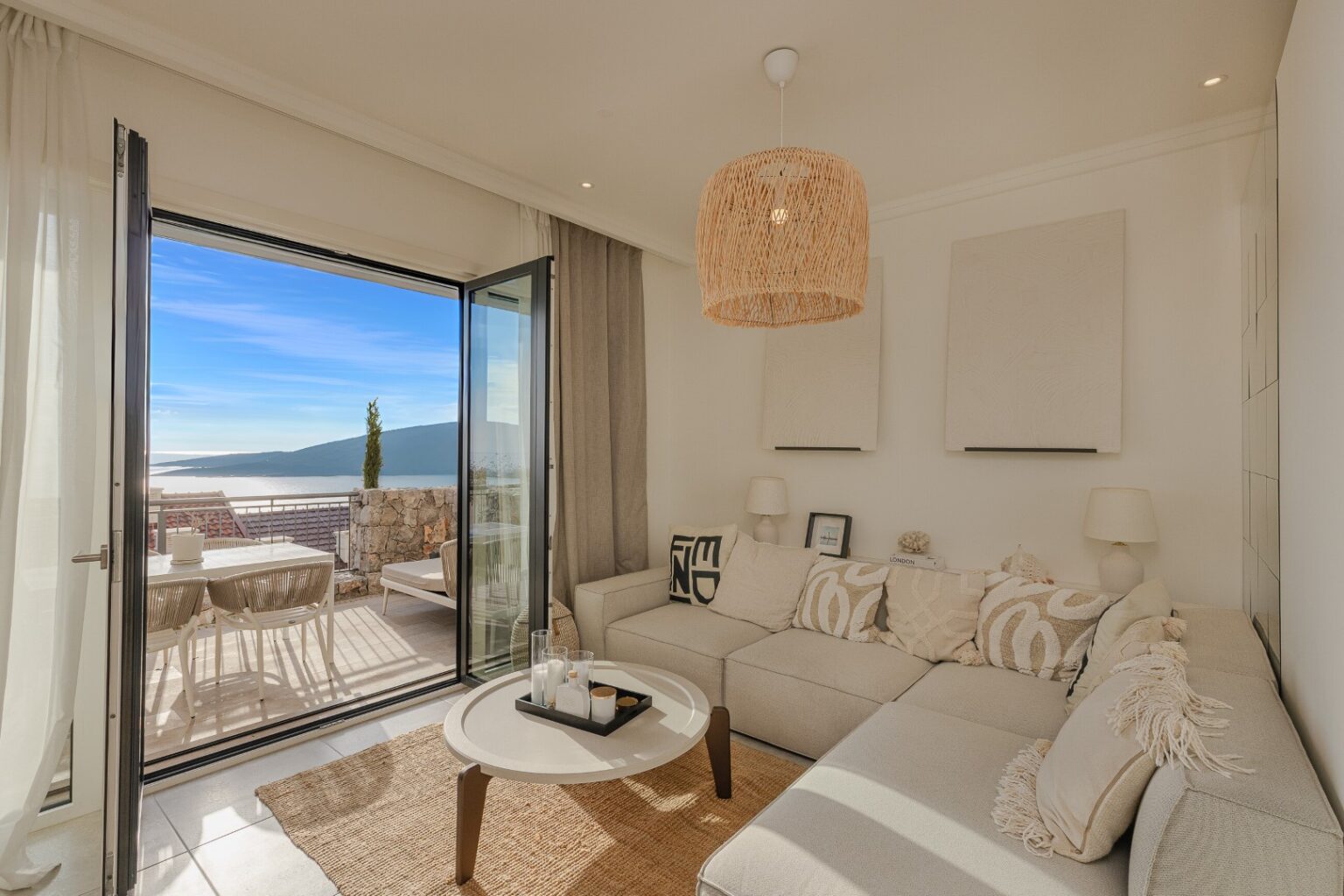 Furnished  Sea View Apartment Lustica Bay