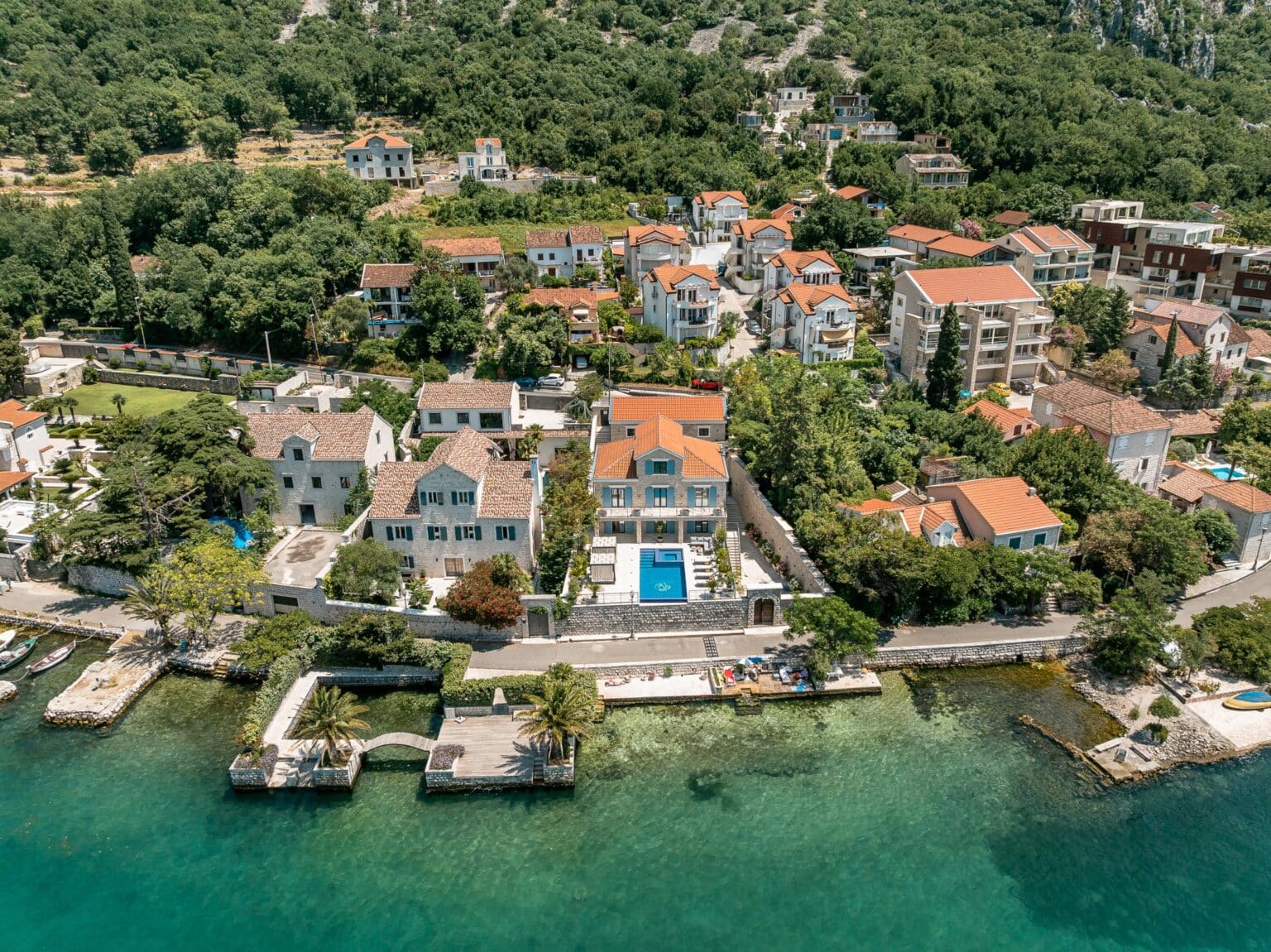 Waterfront Stone Villa Ljuta