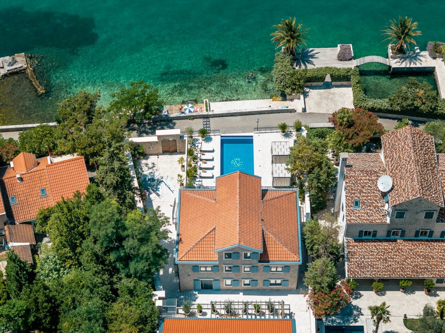 Waterfront Stone Villa Ljuta