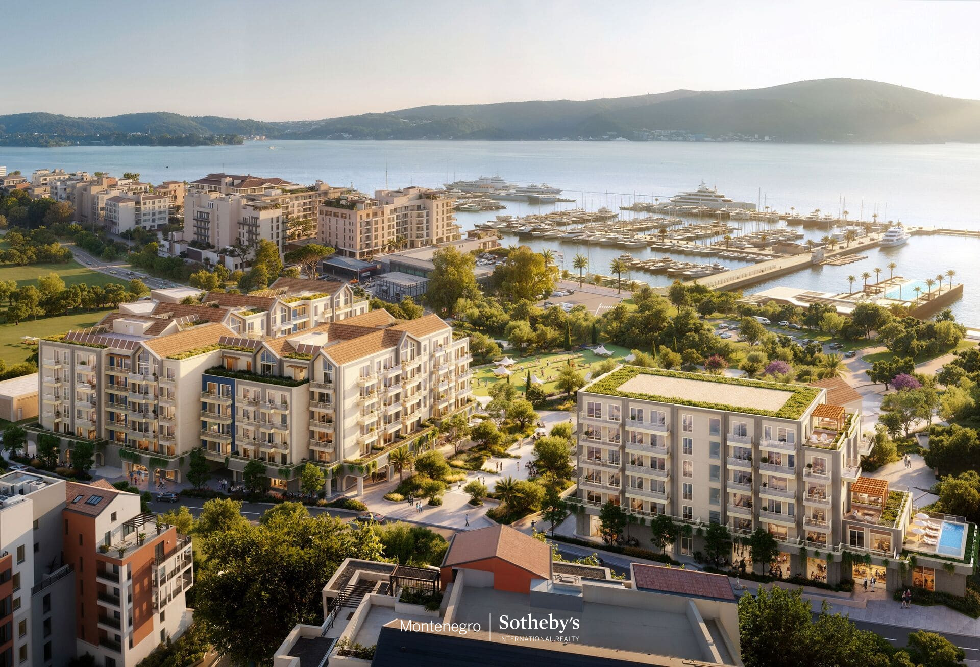 Studio apartment in Porto Montenegro brand new Vero residential building.