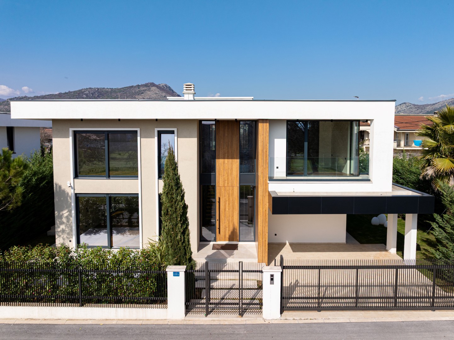 An exclusive two-storey villa with a total area of 262 m2, located in a Gornja Gorica, Podgorica.