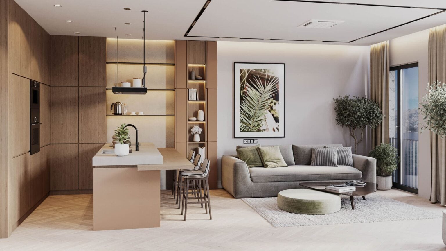 Waterfront Two-bedroom Apartment Dobrota