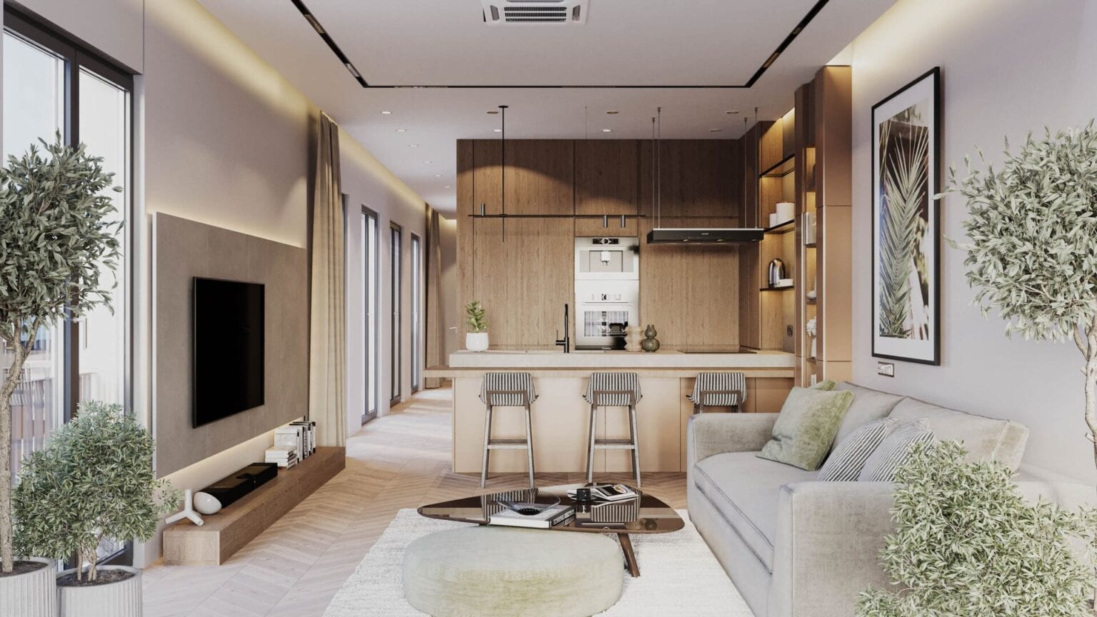 Waterfront Two-bedroom Apartment Dobrota