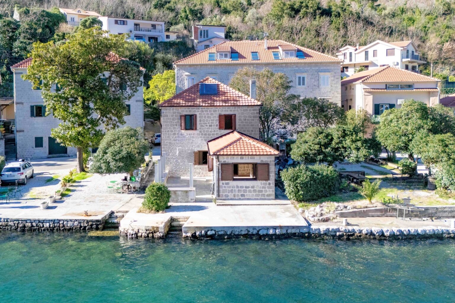 Waterfront stone house, Kotor