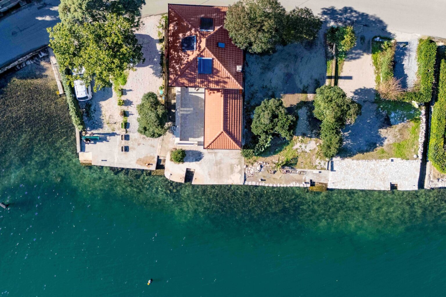 Waterfront stone house, Kotor