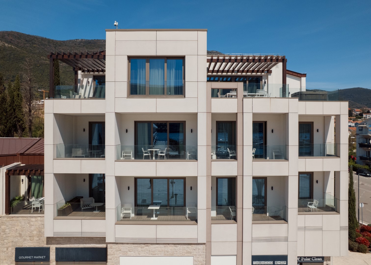 Furnished One Bedroom Marina View Apartment Portonovi