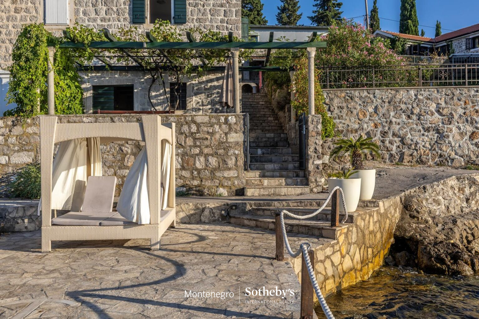 Charming Waterfront Stone House