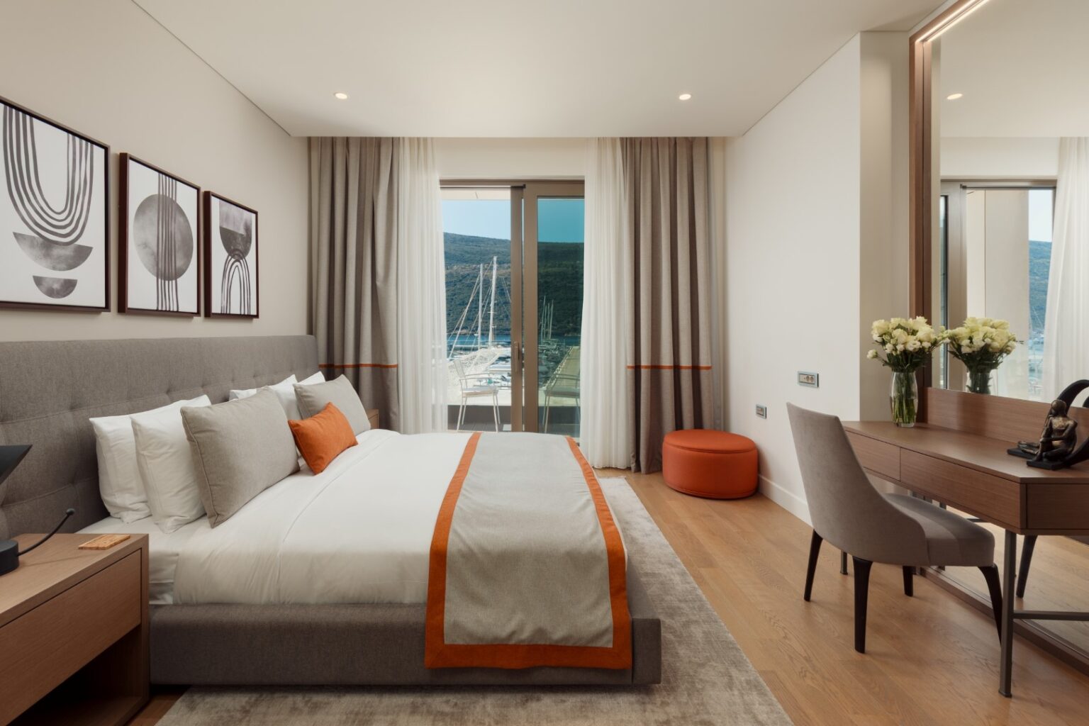 Furnished One Bedroom Marina View Apartment Portonovi