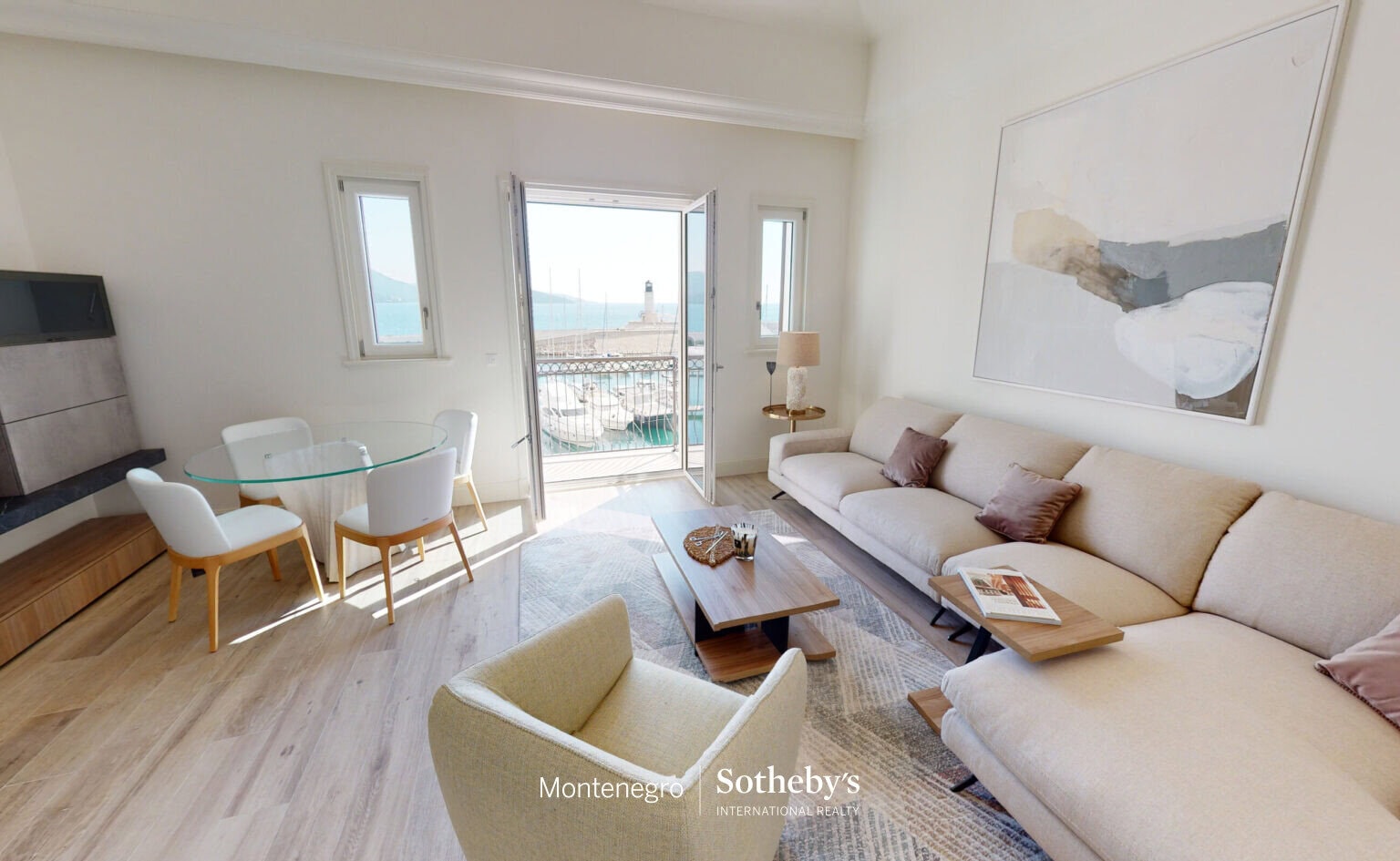Furnished One-bedroom apartment Lustica Bay