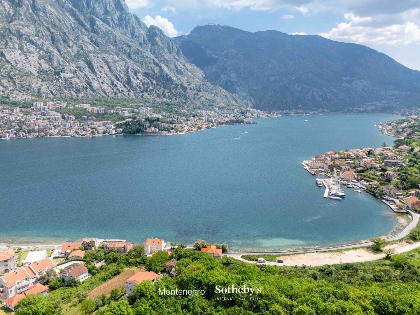 Waterfront stone palace for renovation, Prcanj