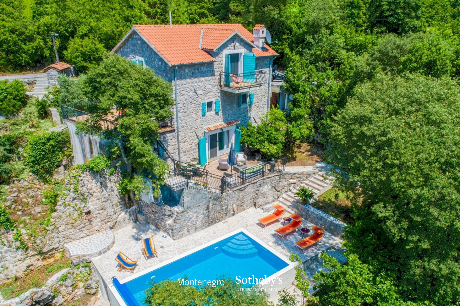 Renovated stone house, Milovići, Tivat