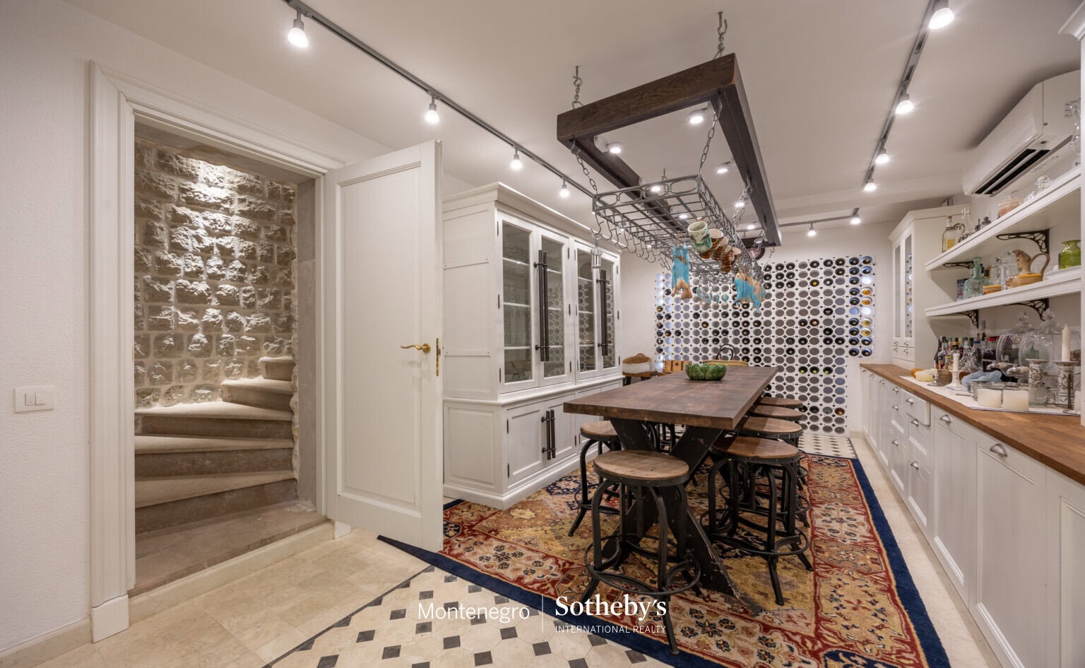 Exclusive Waterfront Stone Villa for Rent in Dobrota