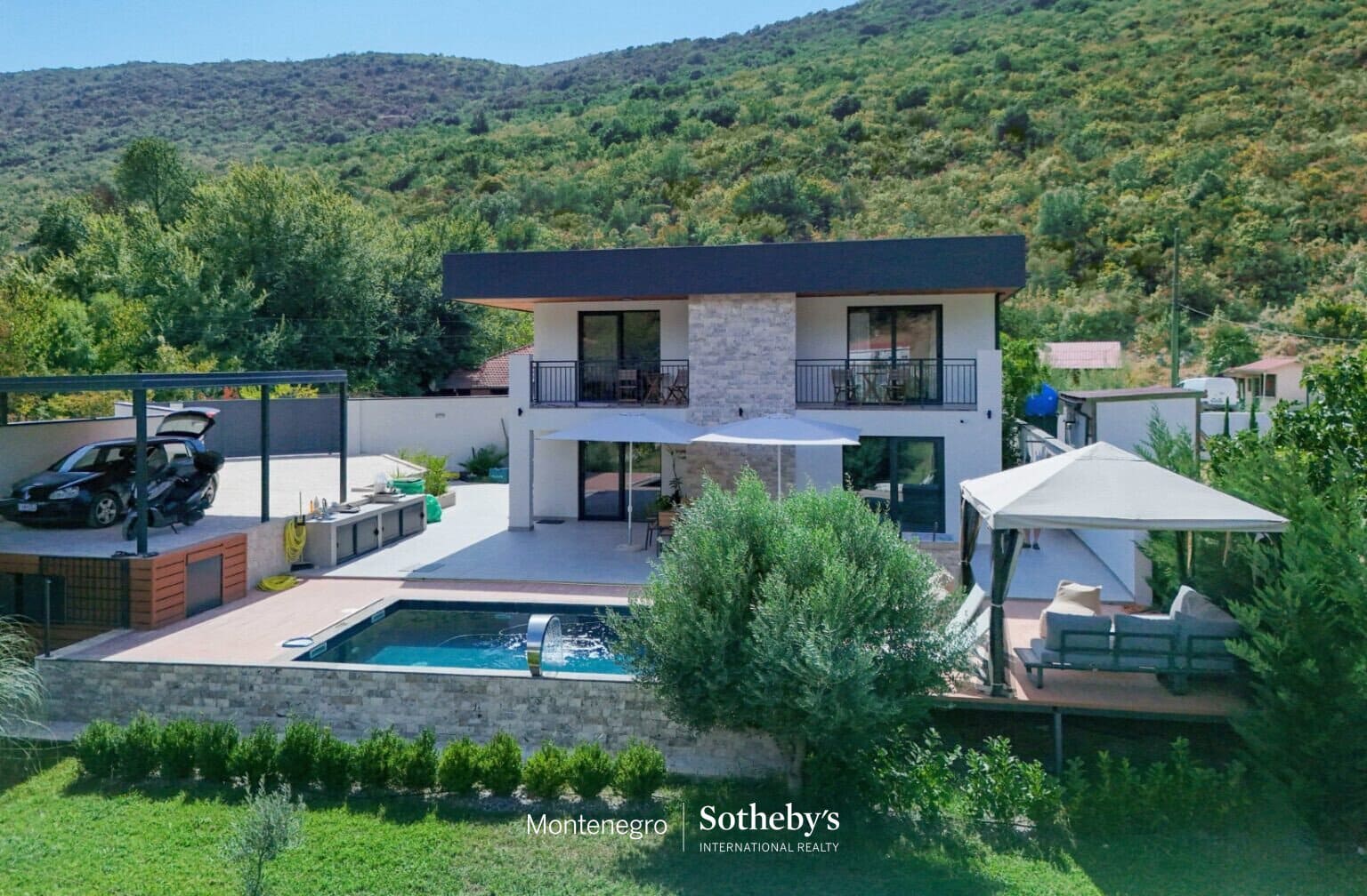 New designer villa, Kovači, Kotor