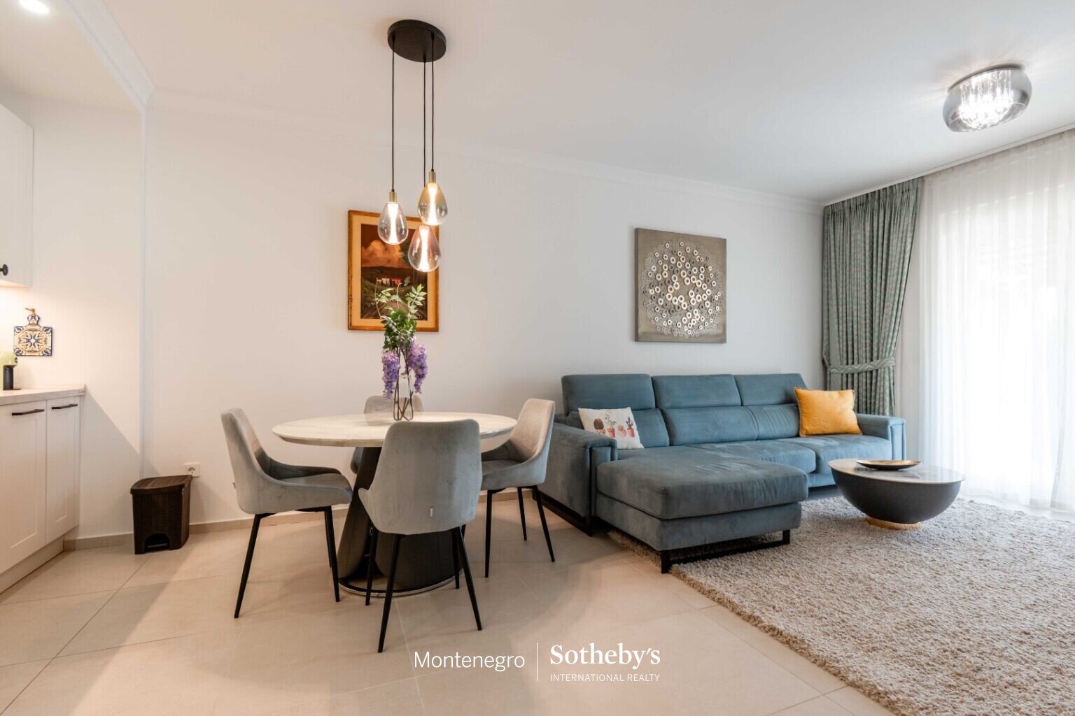 Furnished Two-Bedroom Apartment Tivat